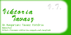 viktoria tavasz business card