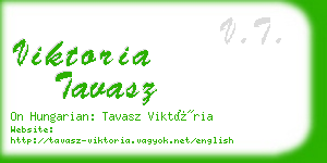 viktoria tavasz business card